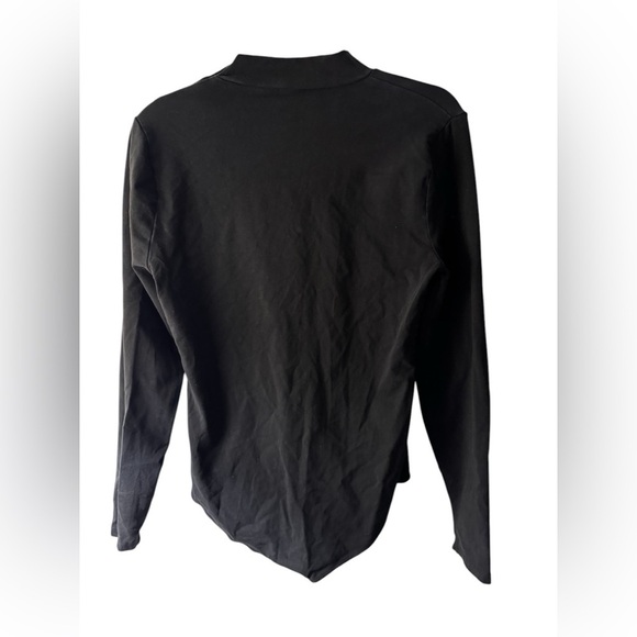 J.Crew Factory Mockneck bodysuit with button shoulders - Picture 4 of 6